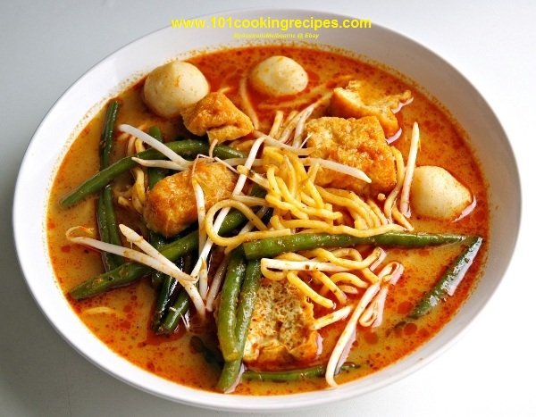 Tean's Gourmet Malaysia Cooked Curry Laksa Noodle Soup