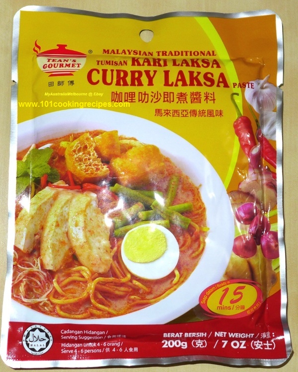 Tean's Gourmet Malaysia Curry Laksa Paste