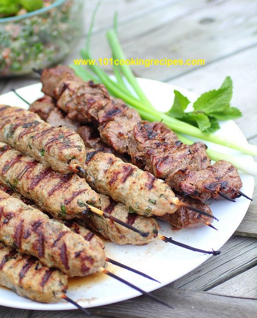 Lebanese Food Beef Koftas